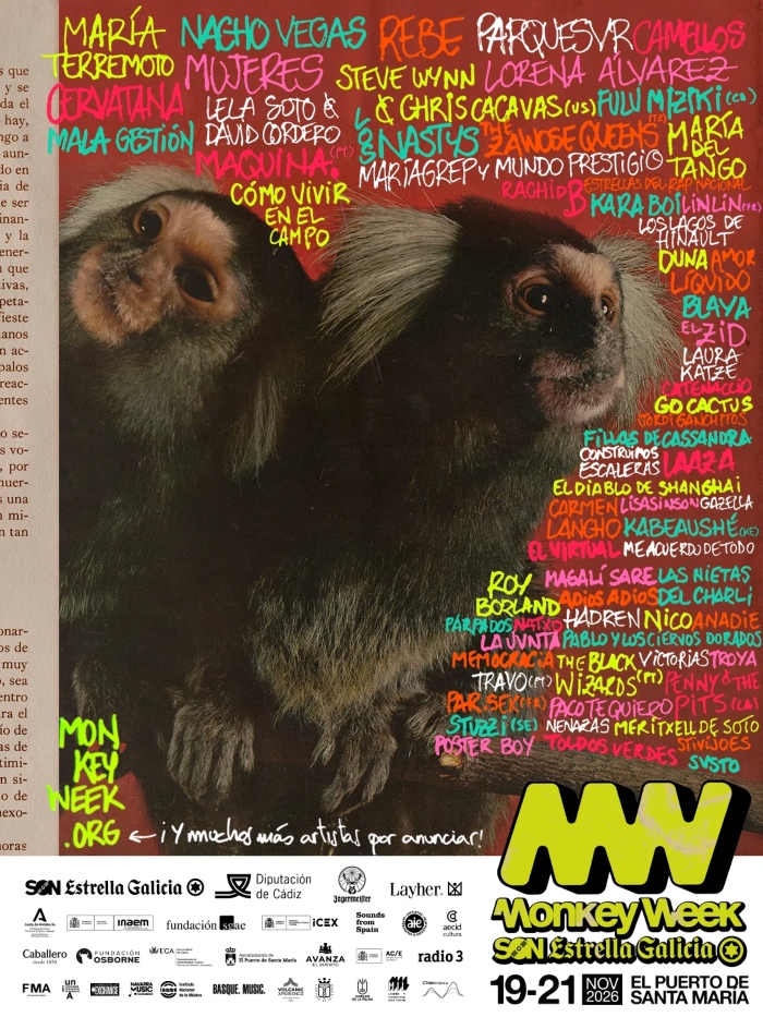 Monkey Week suma a Lorena Álvarez, Los Nastys y 32 artistas más